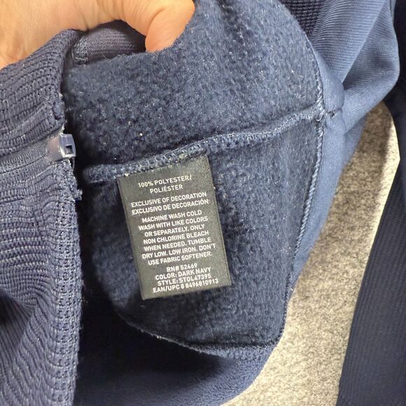 Swiss Tech Jacket Women S Small Blue Full Zip Hooded Fleece Long Sleeve Pockets - Picture 7 of 8